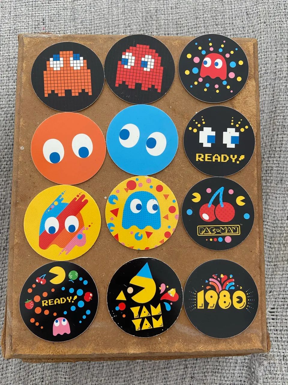 Coleção com 12 Tazos Pac Man Elma Chips - Foto 3