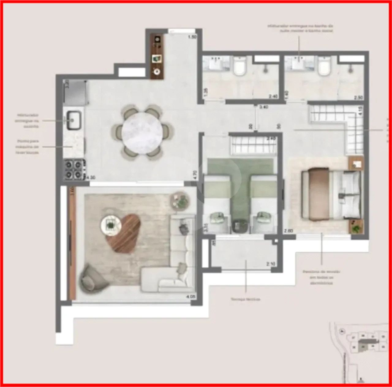 Apartamento com 2 quartos à venda em Vila mariana - SP - Foto 3