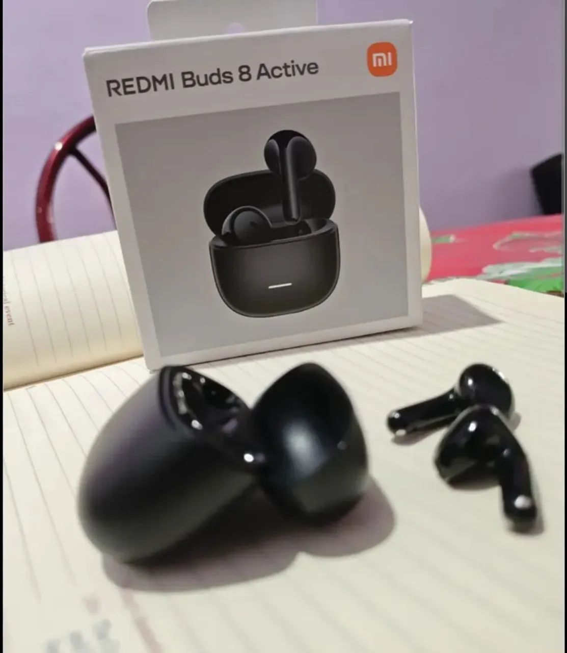 FONE REDMI BUDS 8 ACTIVE PRETO  - Foto 2