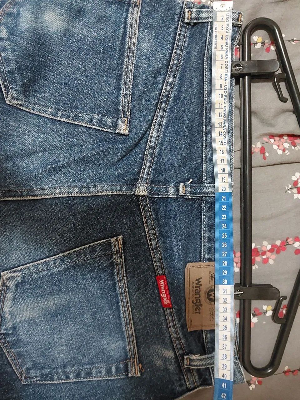 Calça wrangler Azul Comfort TAM 40 - Foto 3