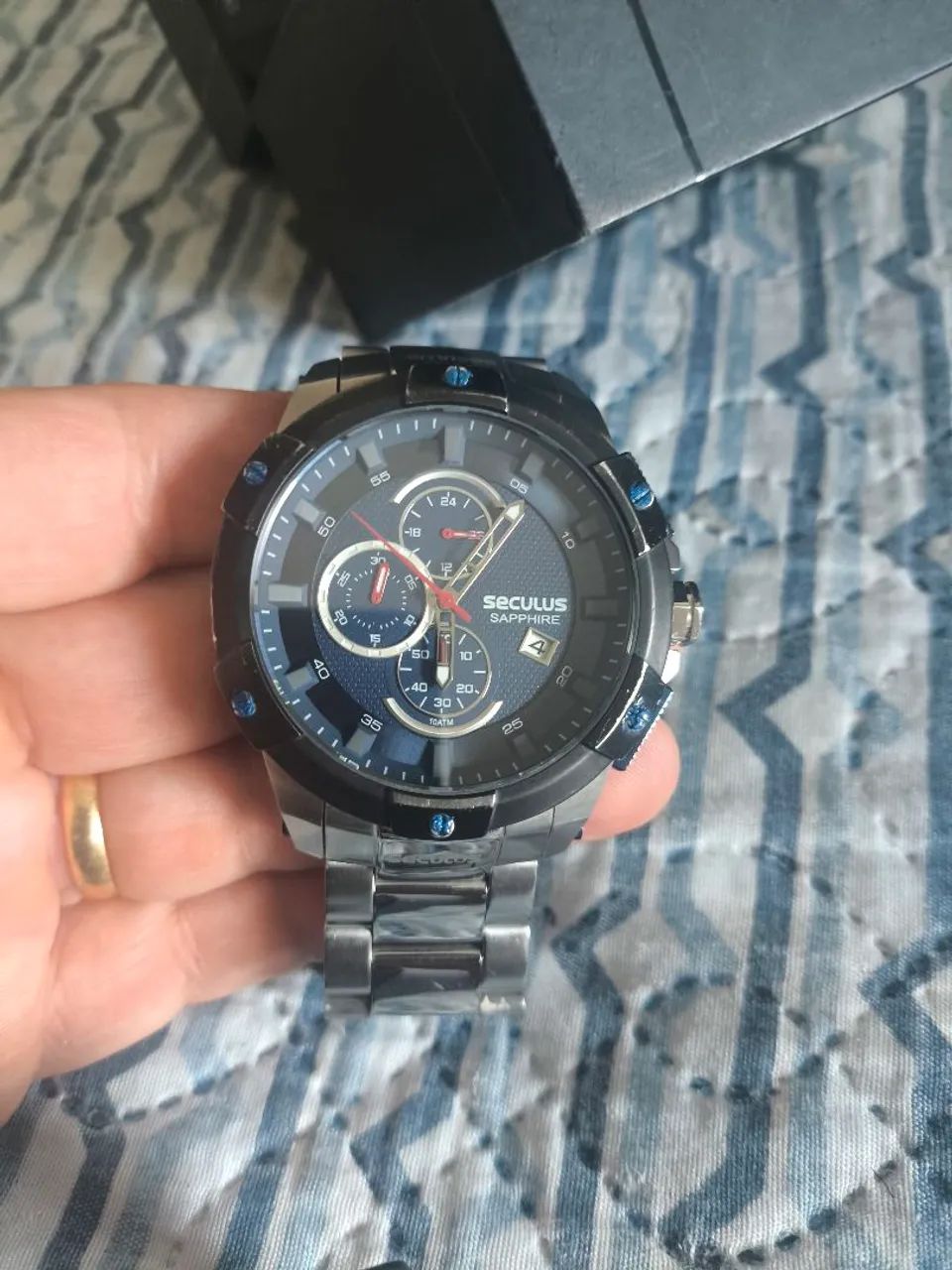 Relógio Seculus Saphire  - Foto 2