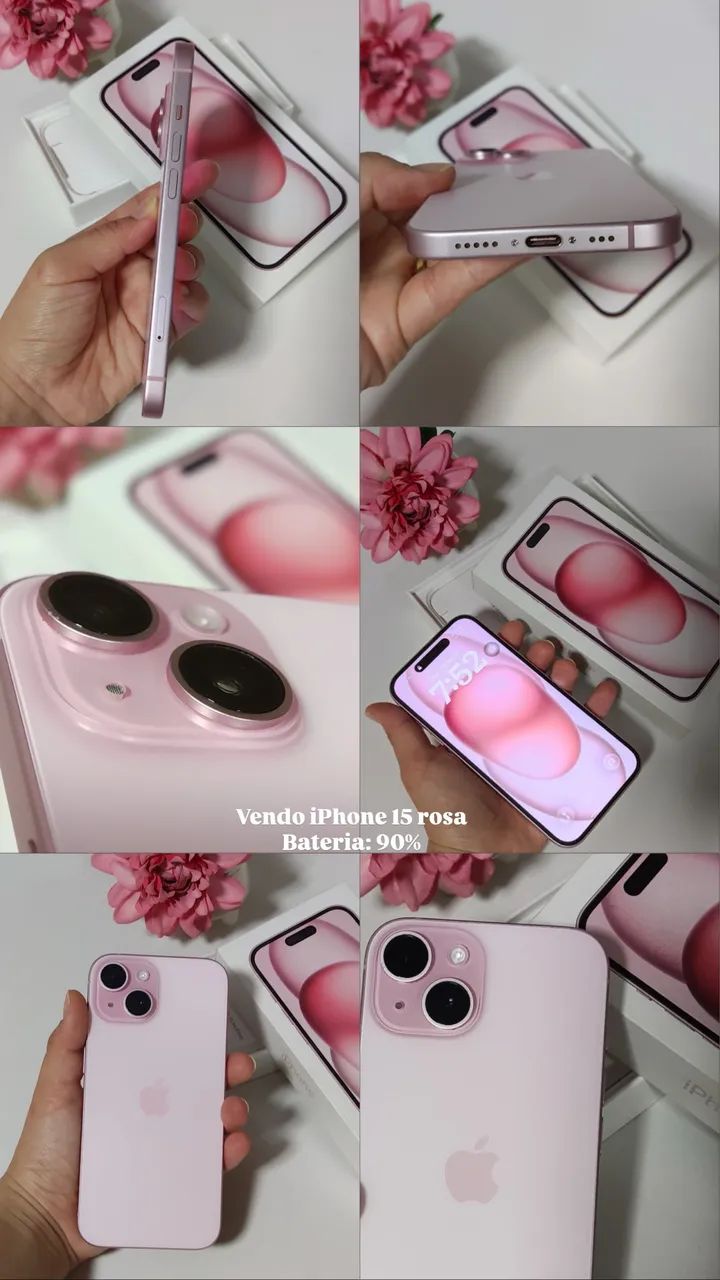 iPhone 15 rosa 128gb 