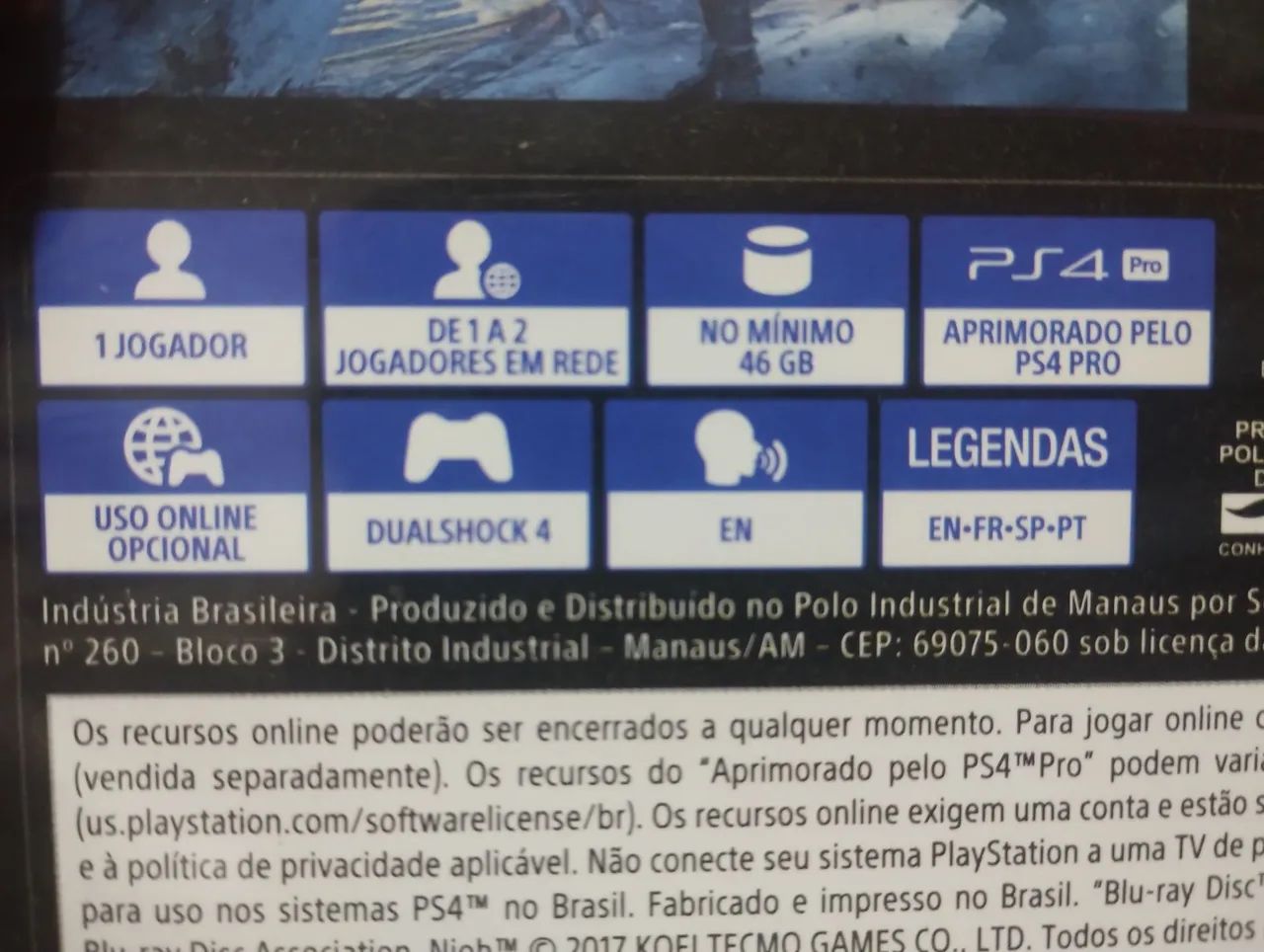 Nioh 1 e nioh 2 ps4  - Foto 3