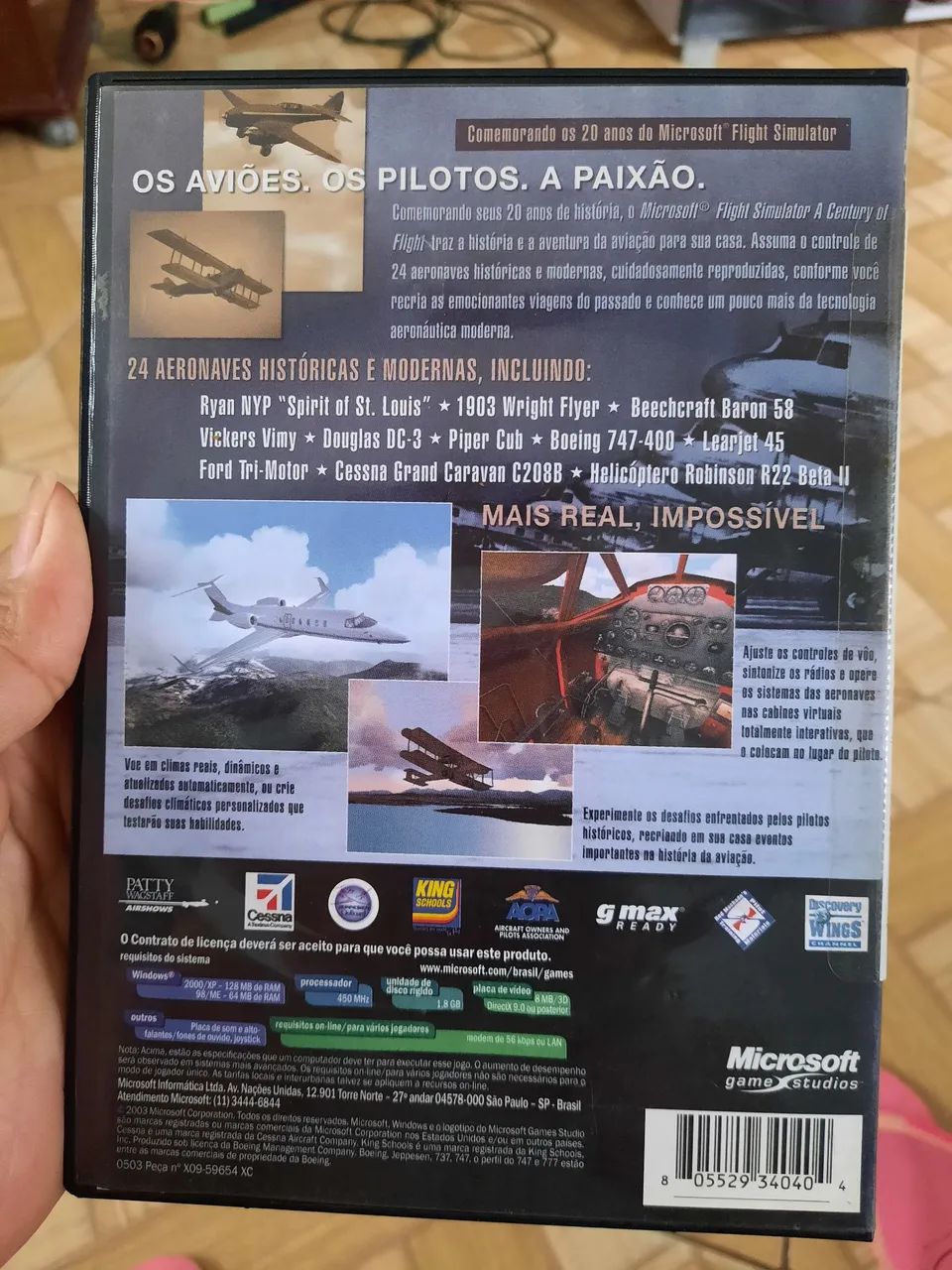 DVD Microsoft Flight Simulator 2004 - Foto 2