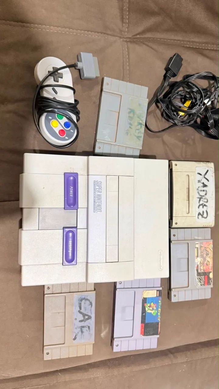Vídeo game super Nintendo 
