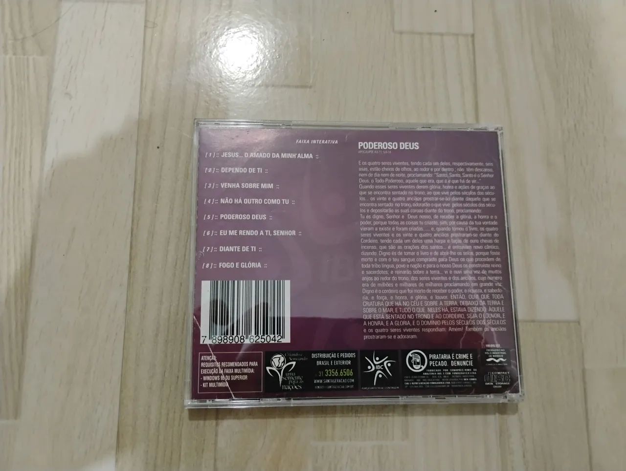 Lote cd gospel Poderoso Deus  - Foto 4