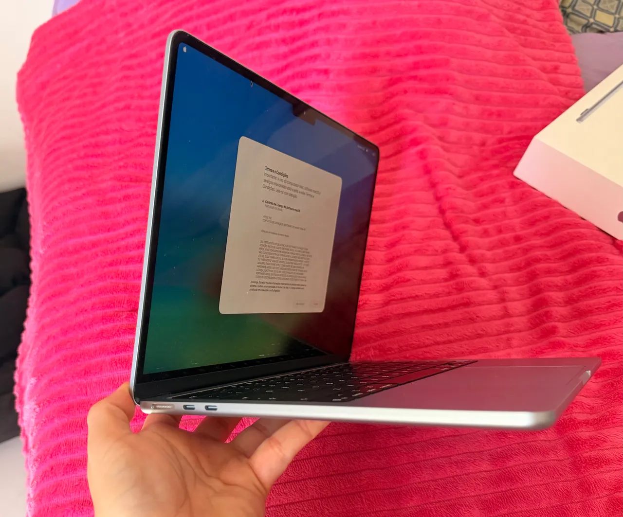 Macbook Air M5 13pol RAM 16gb SSD 512GB Cor Sky Blue - Notebooks