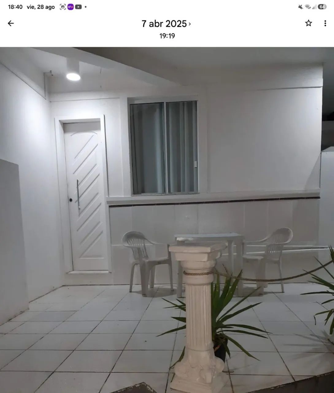 Apartamento independiente em casa compartida. Aluguel anual.