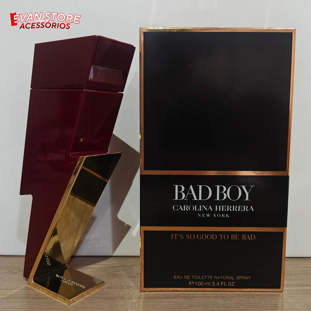 Perfume Bad Boy Carolina Herrera 100ml  - Foto 2