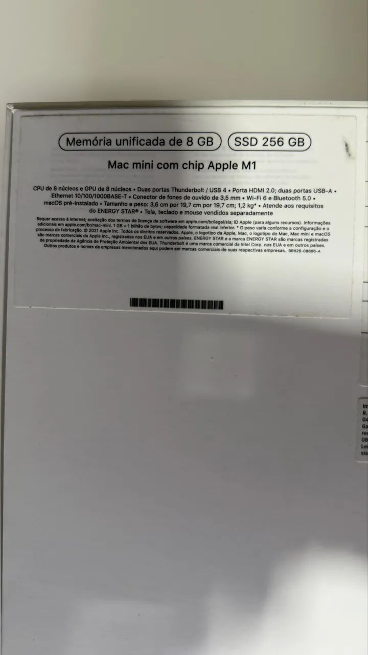 Vendo Mac Mini M1 (8GB RAM / 256GB SSD) - Estado de Novo! - Foto 2