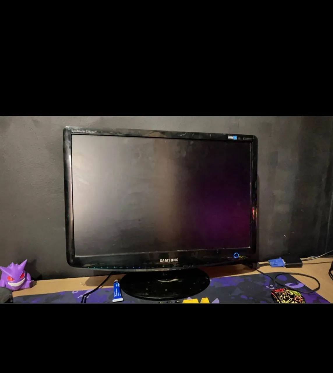?Monitor Samsung 24 polegadas + Adaptador HDMI Novo - Foto 3