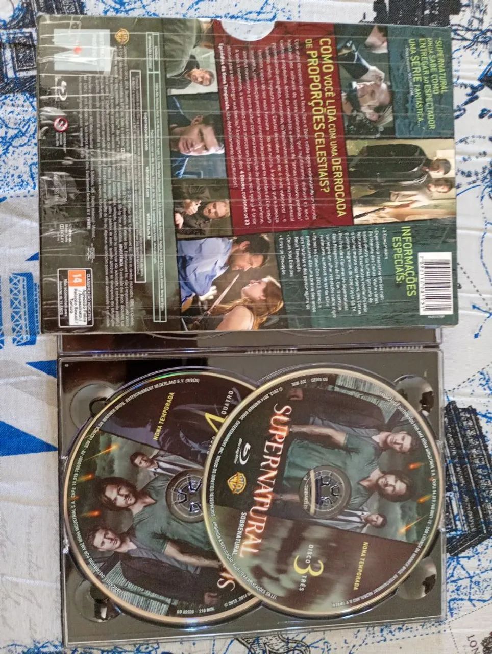 Blu-ray sobrenatural a 9 temporada em digipak  - Foto 2