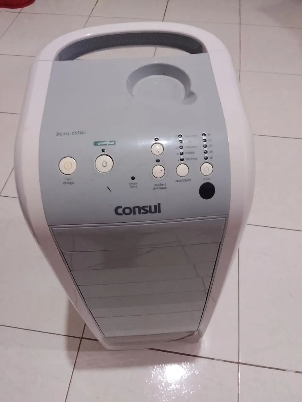 Umidificador de ar com problema