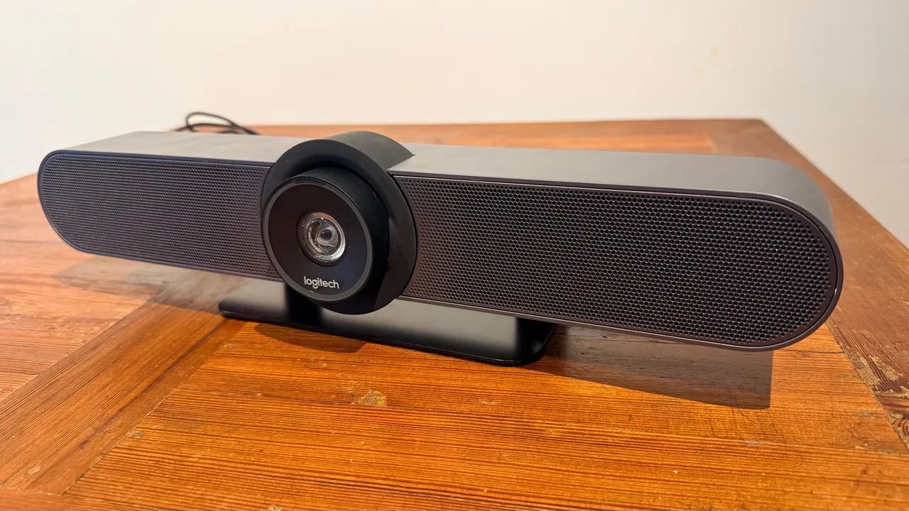 Câmera Logitech MeetUp 4K - Videoconferência - Completa e Funcionando - Foto 2