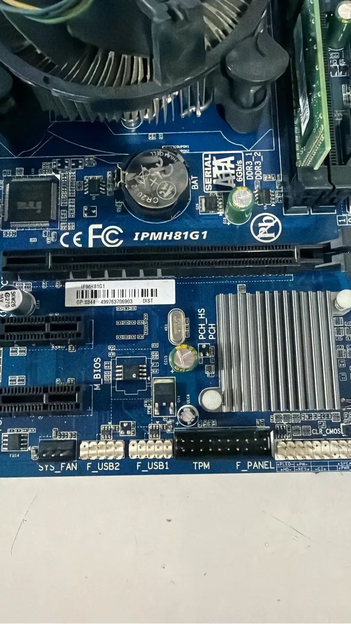 Placa Mãe 1150 Intel Completa Seminova Intel Gold - Foto 5