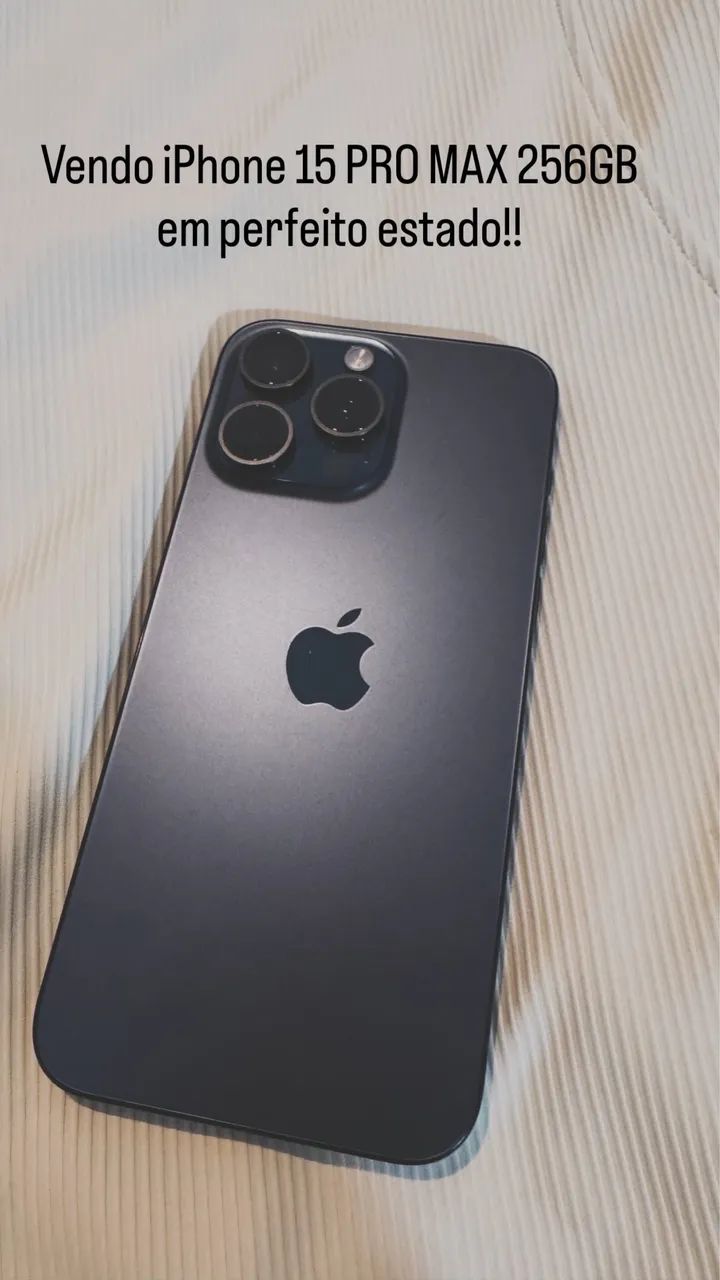 IPHONE 15 PRO MAX 256GB PERFEITO ESTADO 