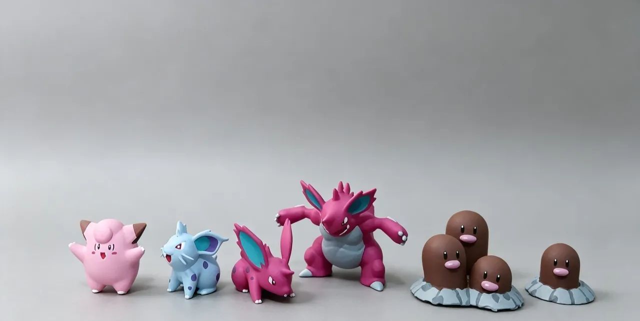 Mini pokemon figure de ate 3cm de altura