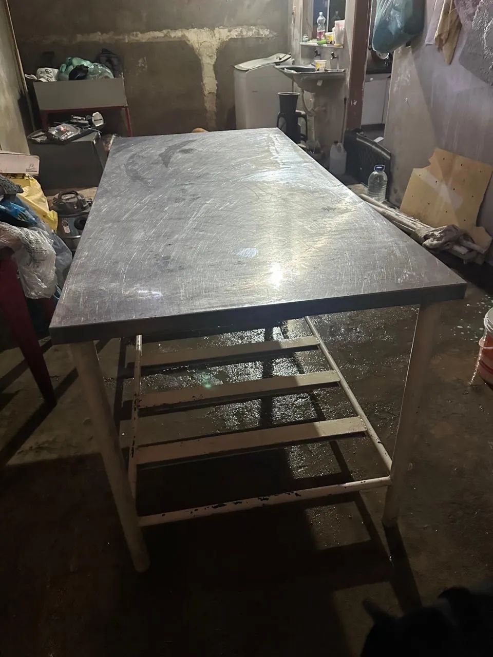 Mesa inox com base de ferro! - Foto 4