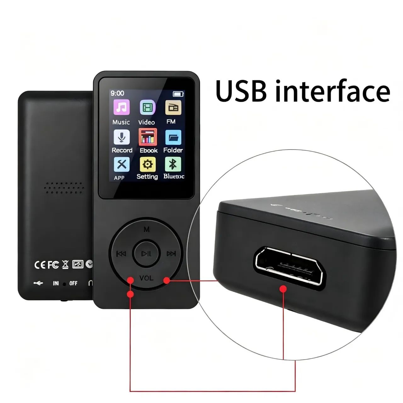 MP3 com Bluetooth e Rádio - Foto 3