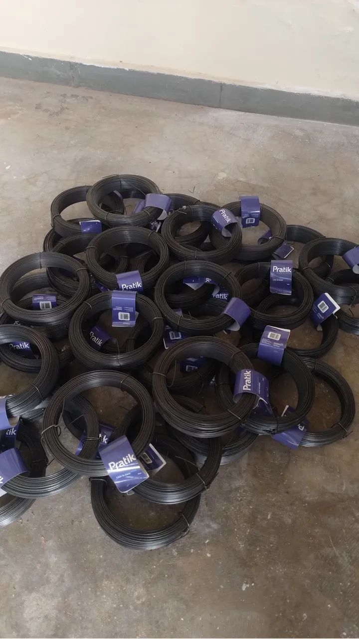 Lote 38 Rolos Arame Recozido Liso 18 BWG 1kg Pratik  - Foto 3