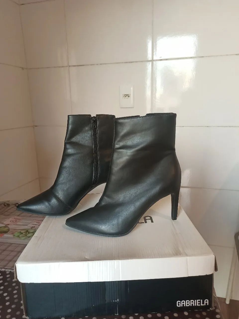 Bota salto alto 