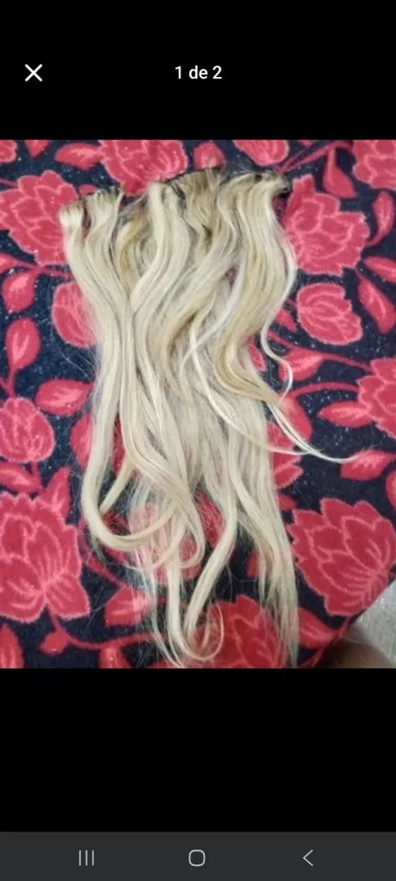 Vendo mega hair loiro 