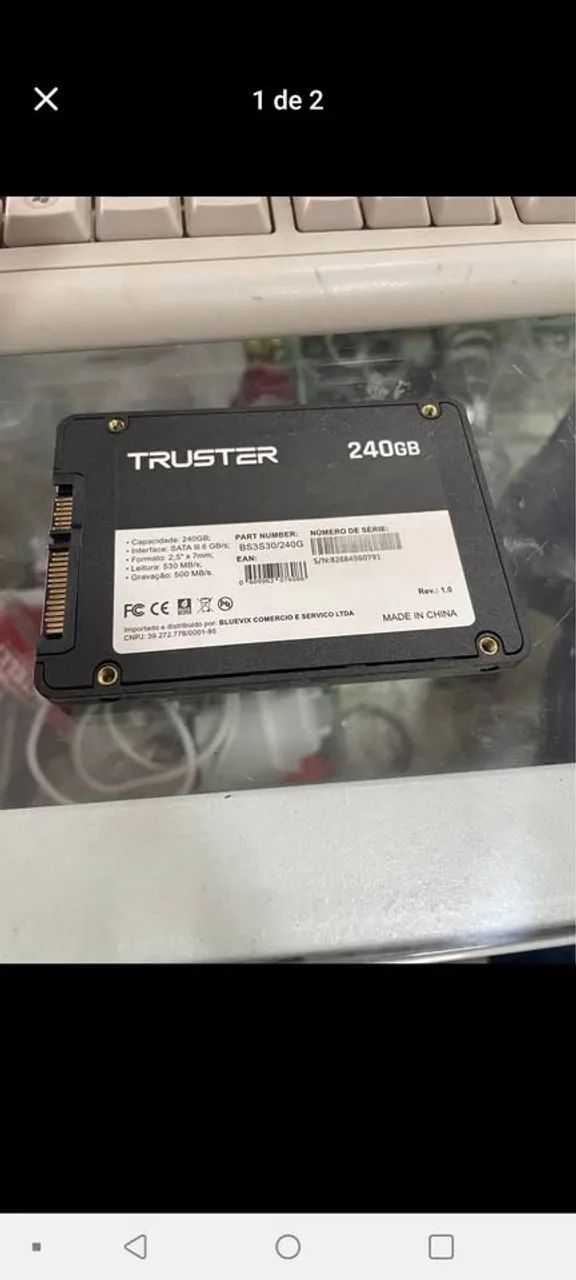 SSD 240 g saude 100% - Foto 2