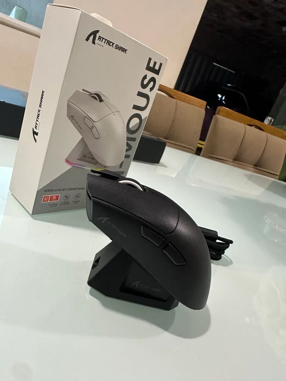 ? MOUSE GAMER ATTACK SHARK X11 ? NOVO! ?