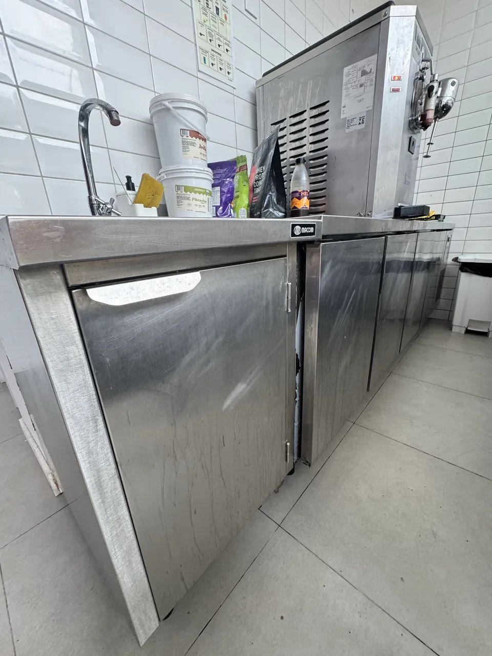 Cuba com armário MACOM de INOX - Foto 2
