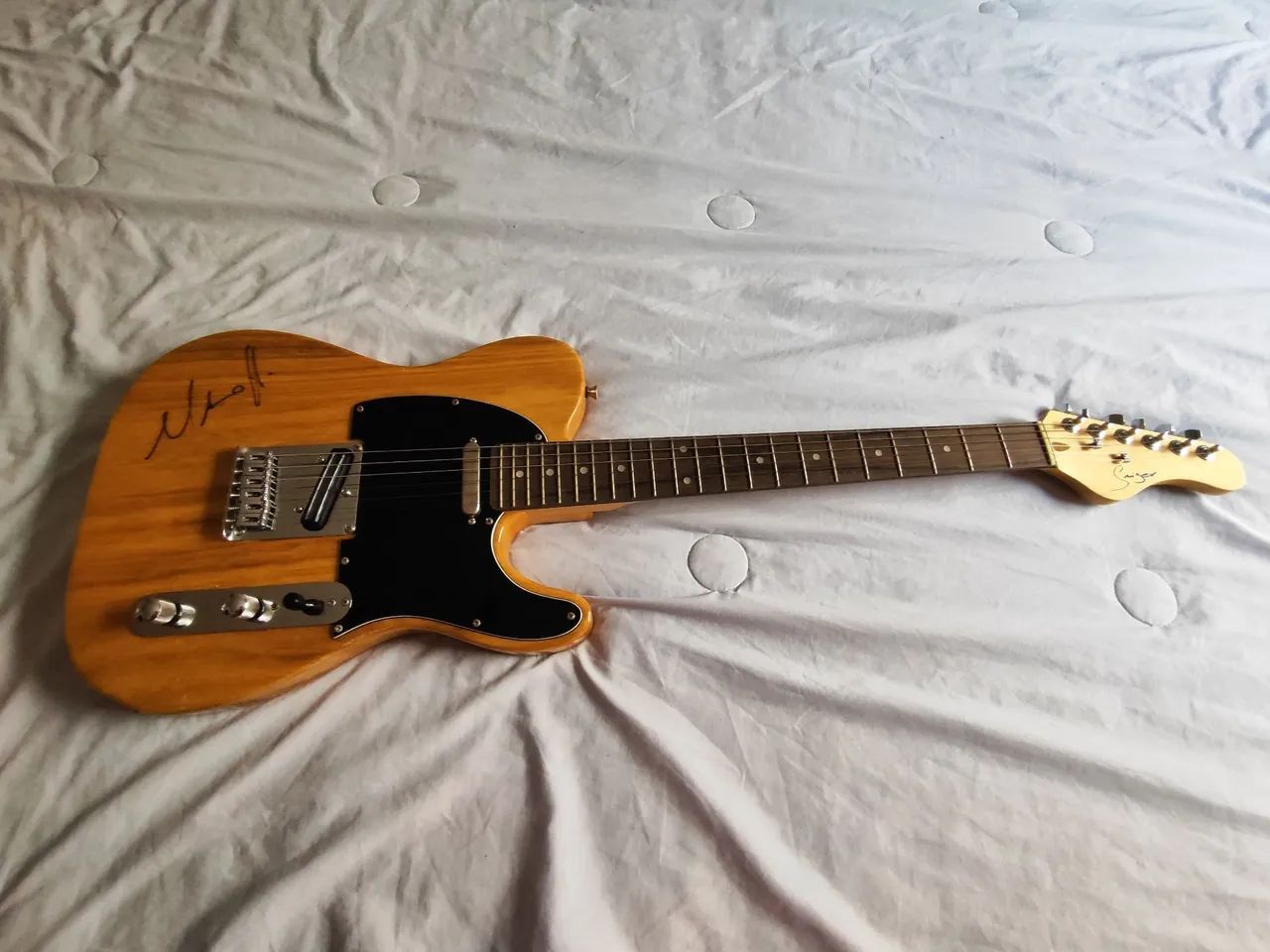 Guitarra Smiger Telecaster com Upgrades - Autografada por Mauro Henrique - Foto 5