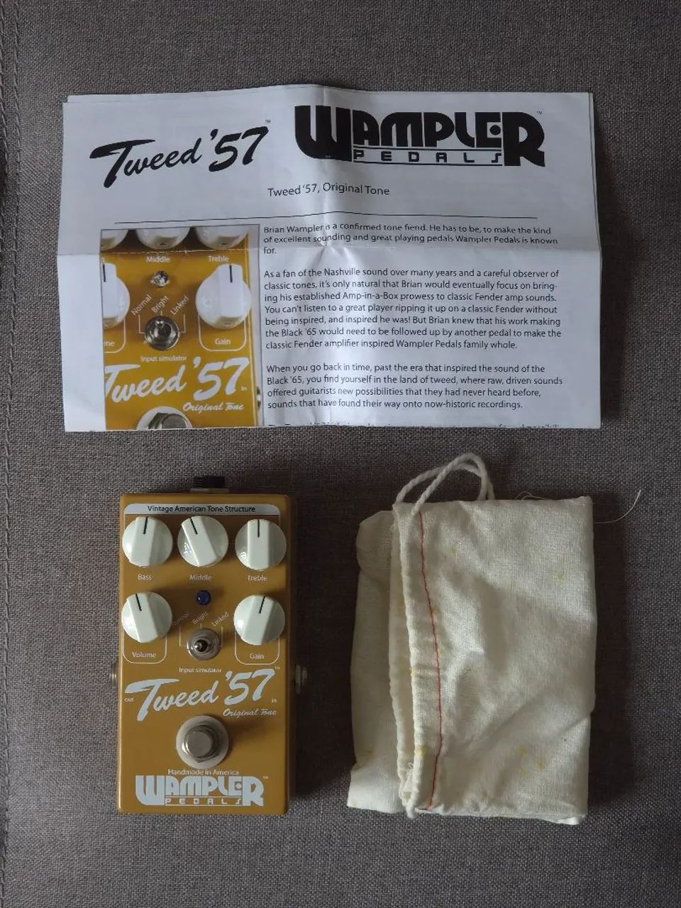 Pedal Wampler Tweed '57 - Foto 2