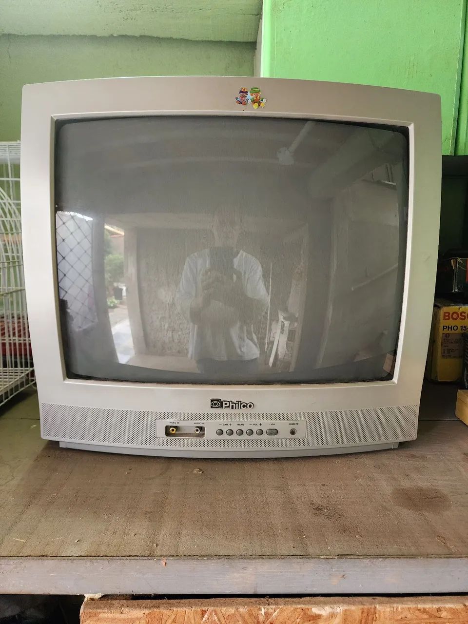 Tv de tubo com conversor e DVD 