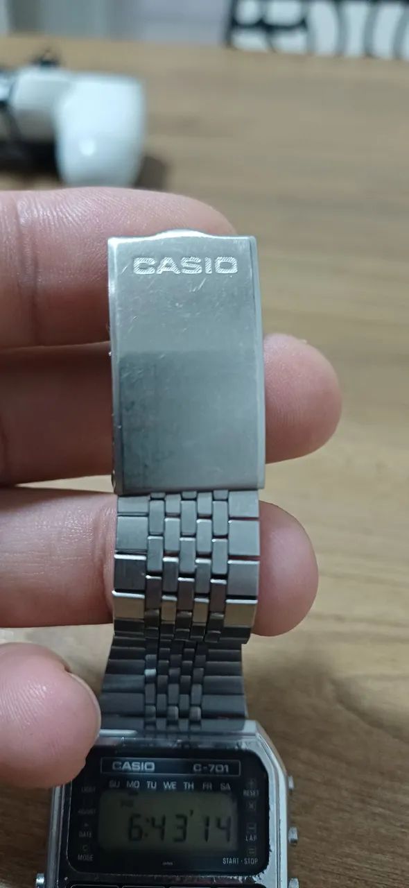 Relógio casio c-701 calculadora  - Foto 4