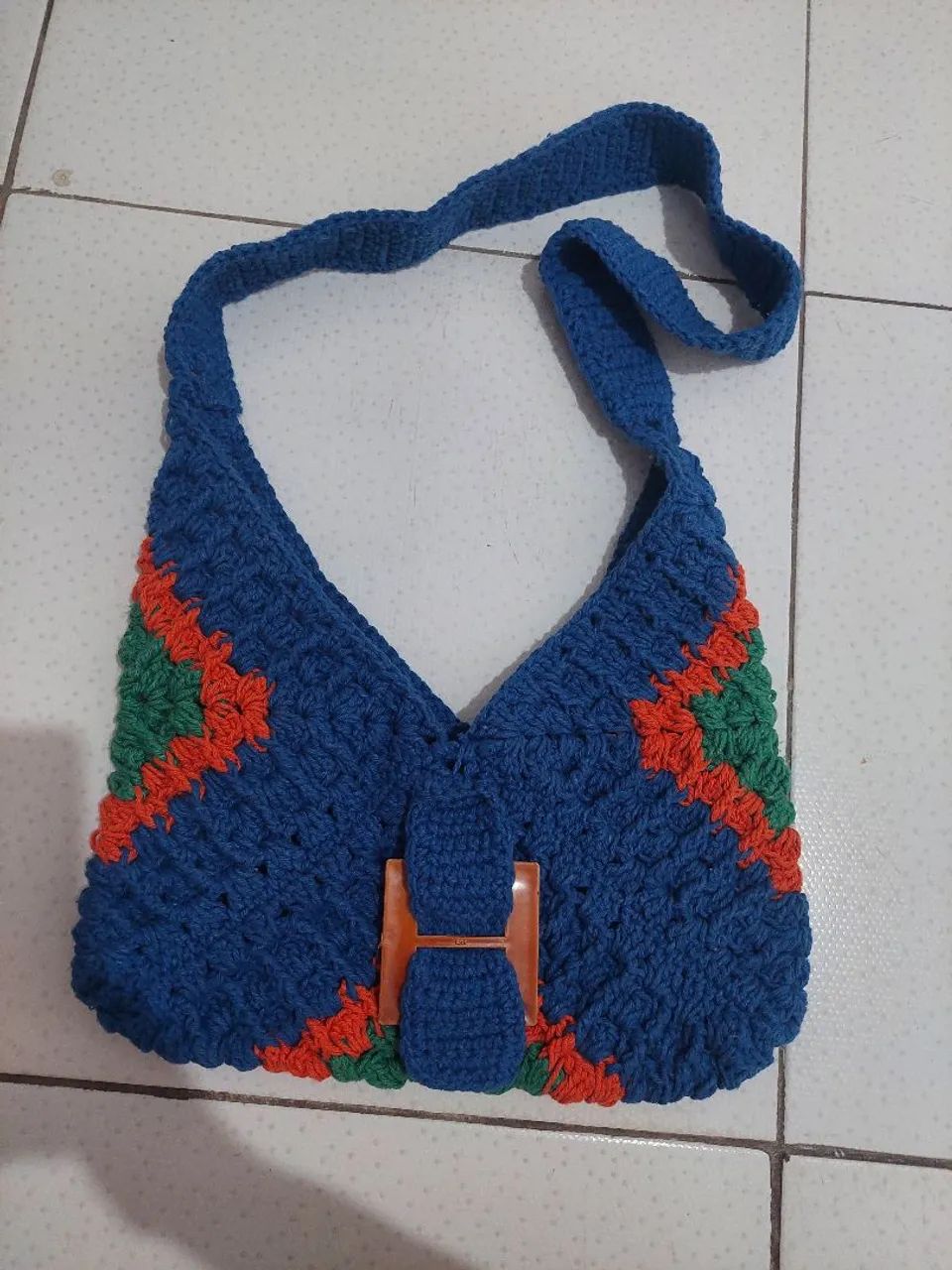 Bolsa de crochê - artesanato