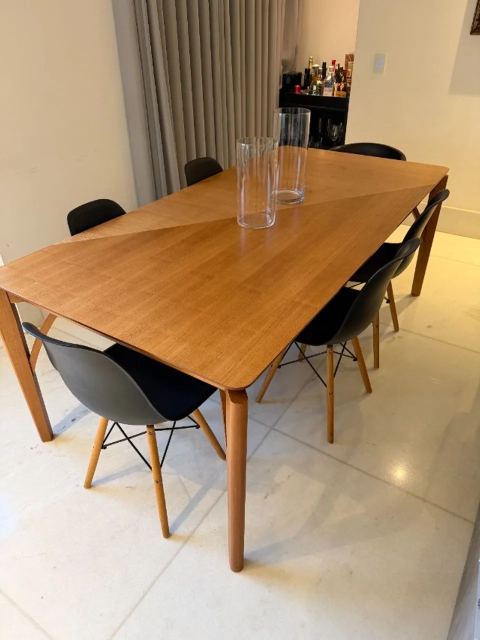 mesa de jantar retangular 8 lugares 200x100 - Foto 3