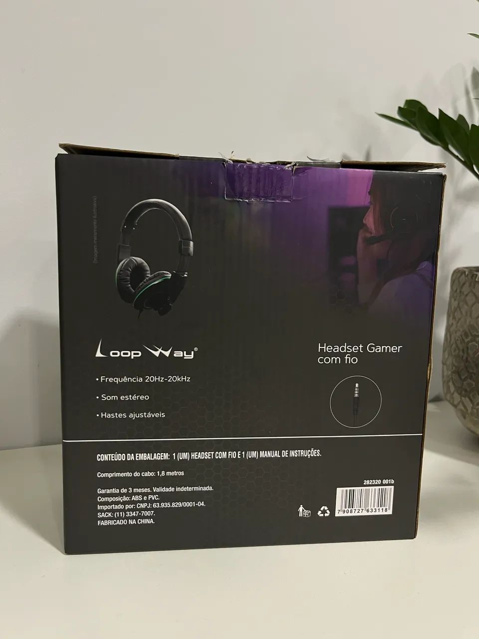 Headset Gamer Loop Way com Microfone - Nunca Usado - Foto 2