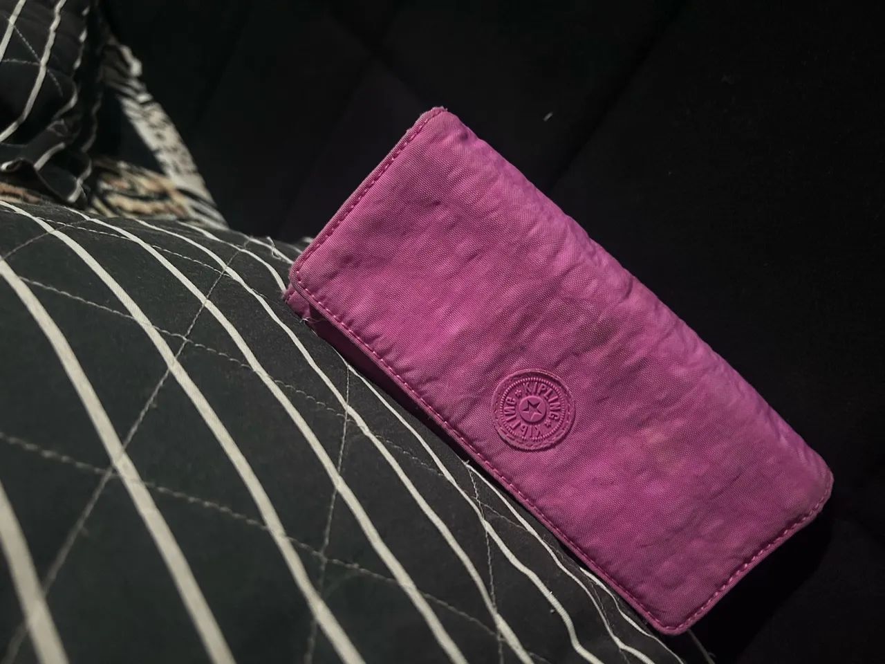 Carteira da Kipling rosa