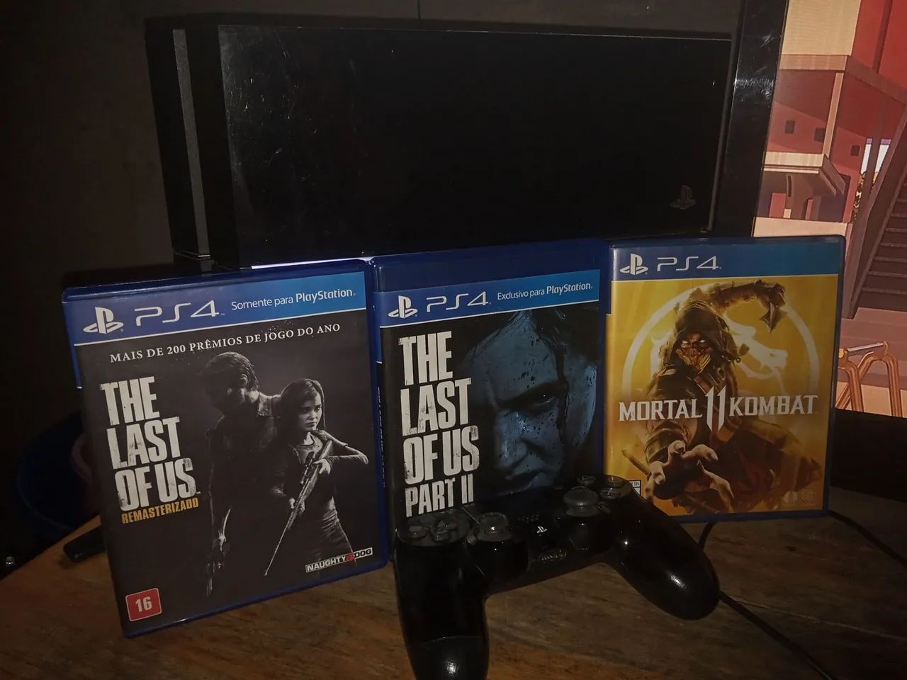 Playstation 4 completo - Consoles de Vídeo Game - Parque Estrela Dalva ...