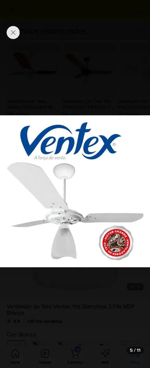 Ventilador de Teto