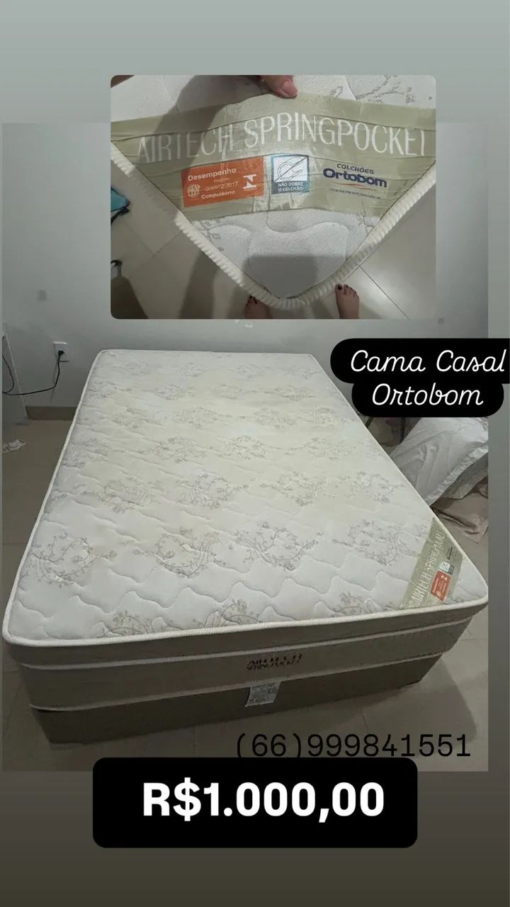 Cama Casal Ortobom