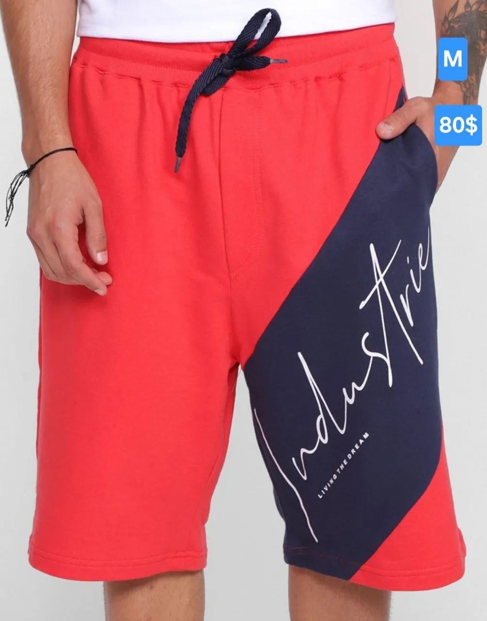 Bermuda moletom da Industrie M original 