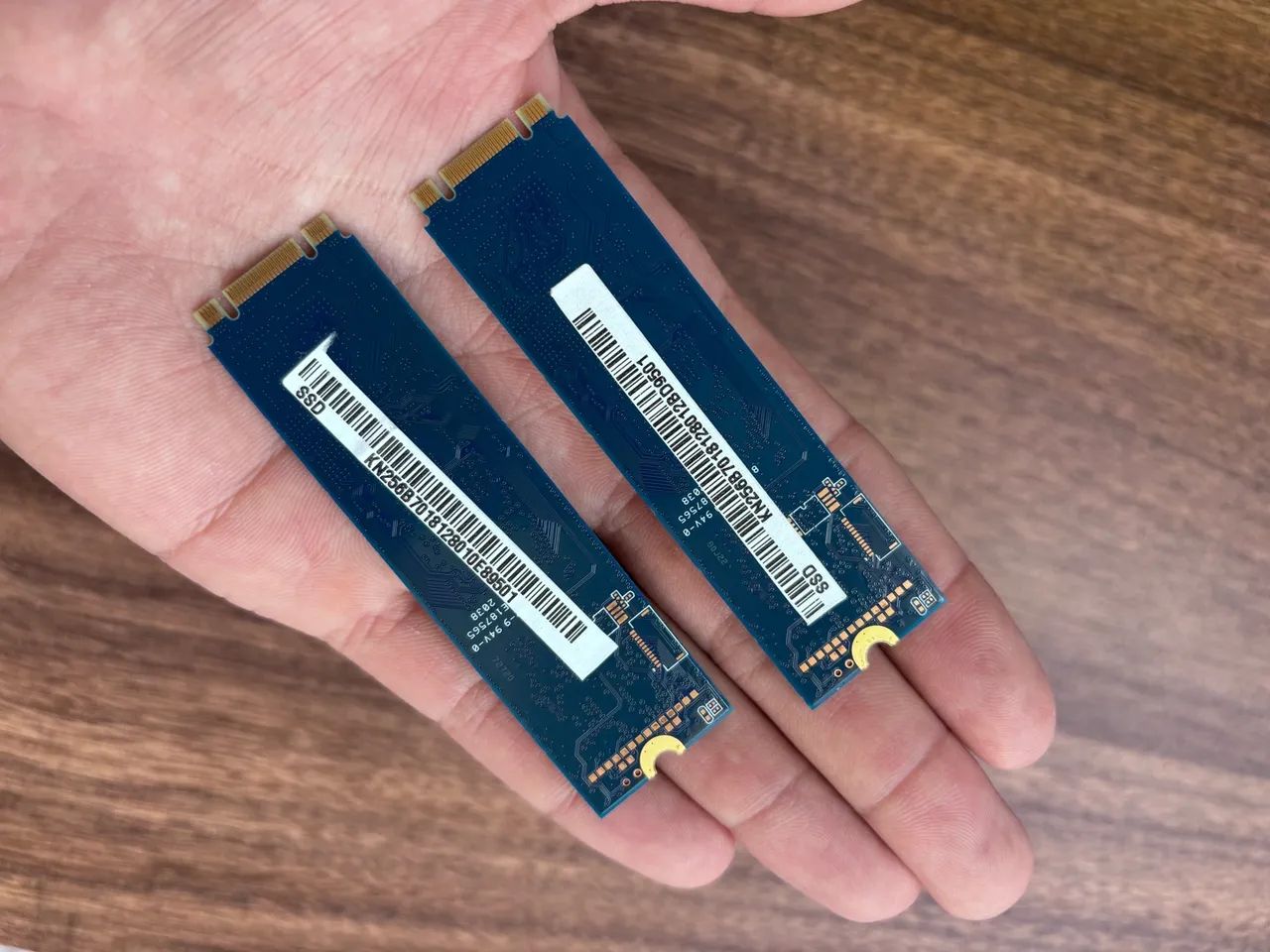 Dois NVME Kingston 256GB  - Foto 2