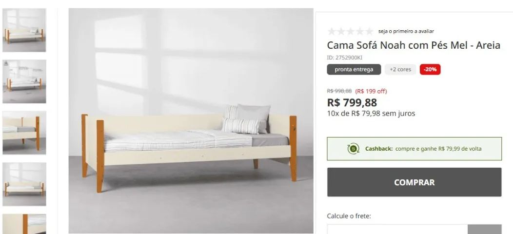 Cama madeira solteiro infantil mdf - Foto 2