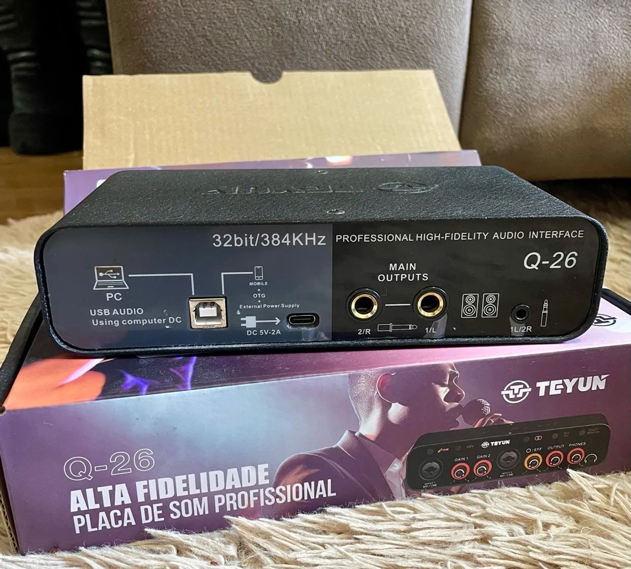 Interface de áudio teyun Q-26 - Foto 2