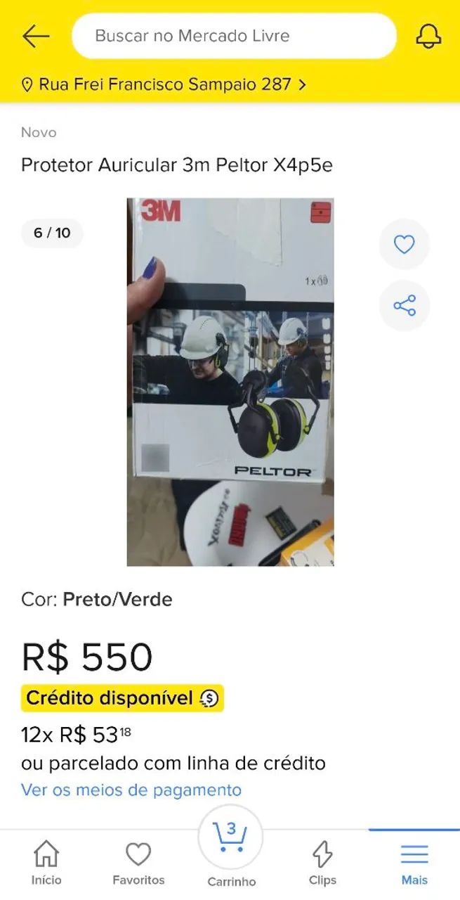 Protetor auricular 3M - Foto 4