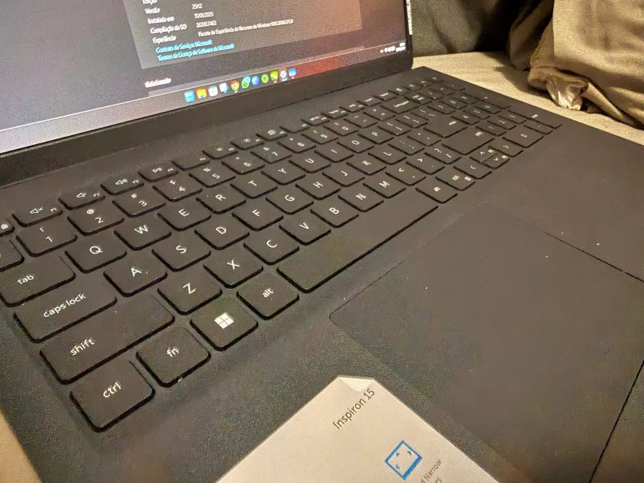 Notebook Dell 8GB RAM - SSD 512gb -12? Gen. Novinho - Notebooks