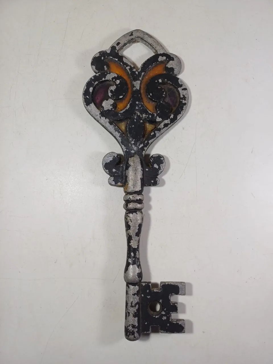 Chave decorativa de alumínio fundido uns 25cm 
