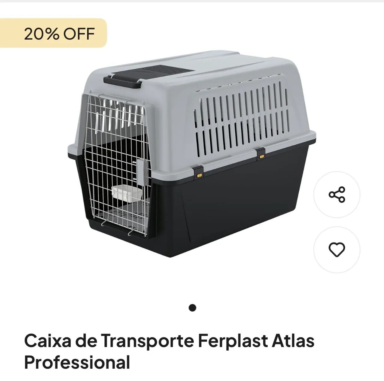 CAIXA DE TRANSPORTE PET