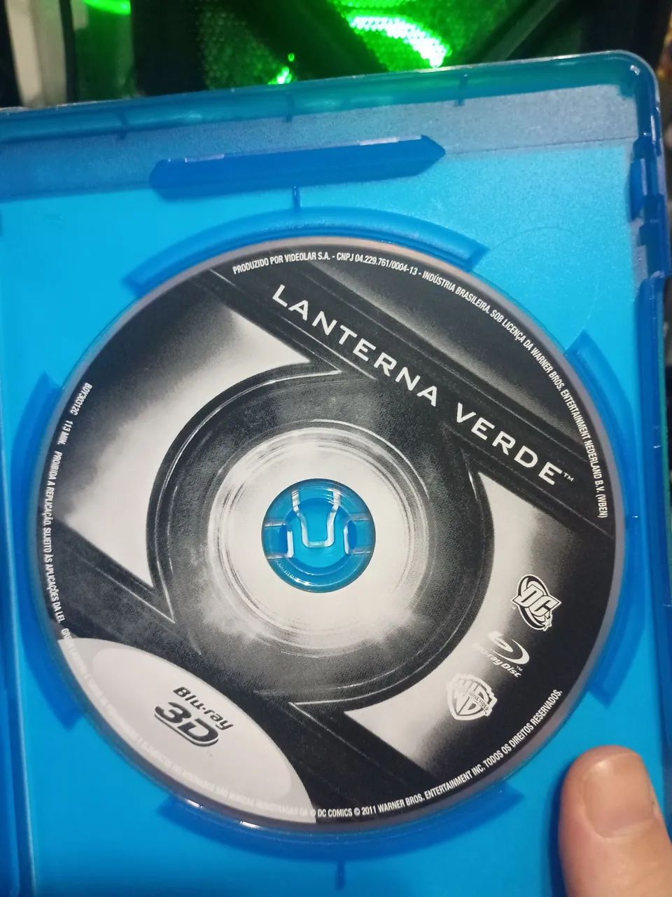 Blu Ray lanterna verde 3D  BD original com luva lenticular - Foto 4