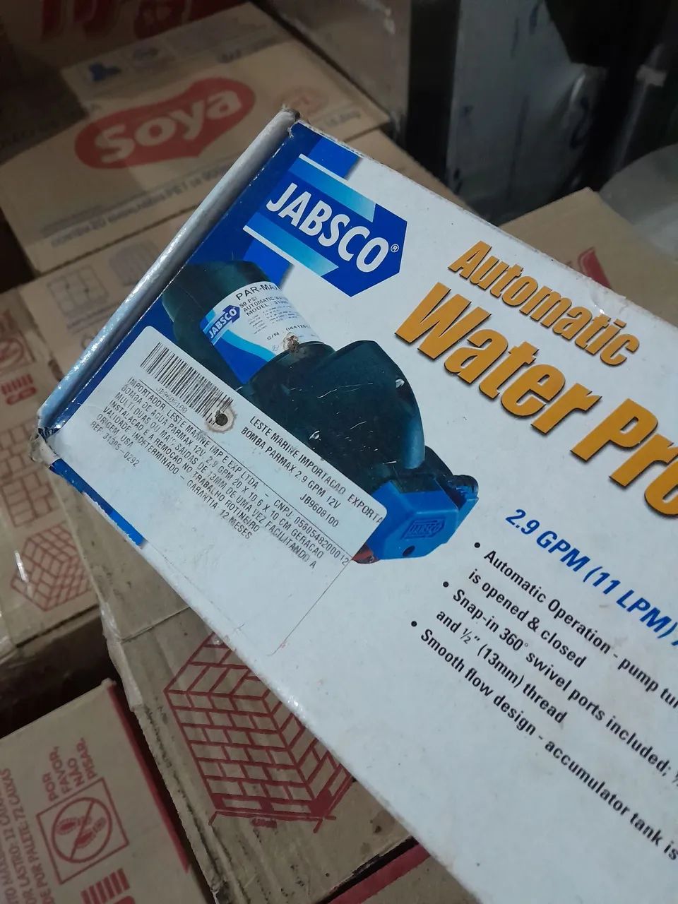 BOMBA D'ÁGUA PRESSORIZADA 12V